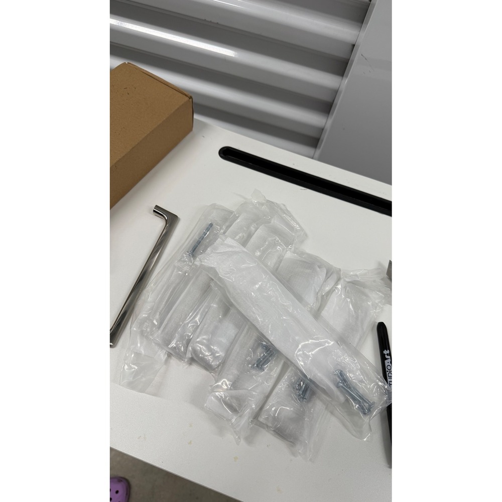 20 pack Polished Chrome Cabinet Pulls 6.3 Inch Modern Slim Bar Drawer‎ Handles